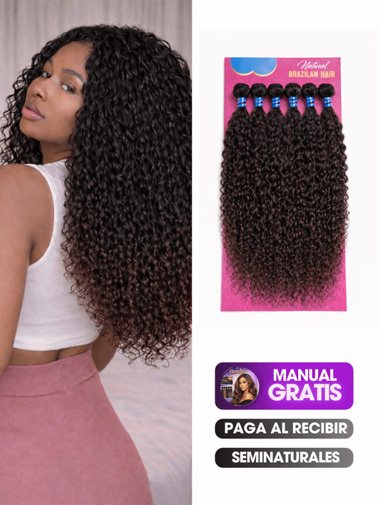 EXTENSIONES RIZADAS + EBOOK GRATIS - Tienda Colombia
