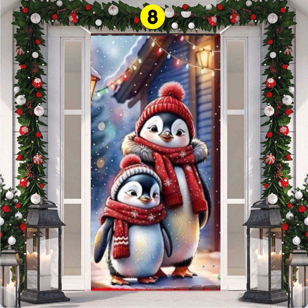 FUNDA PARA PUERTA NAVIDAD - Tienda Colombia