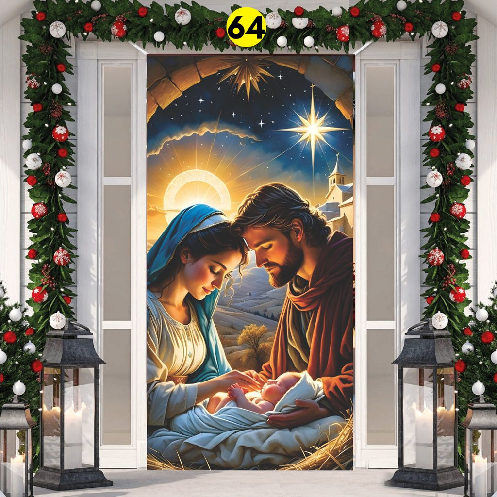 FUNDA PARA PUERTA NAVIDAD - Tienda Colombia
