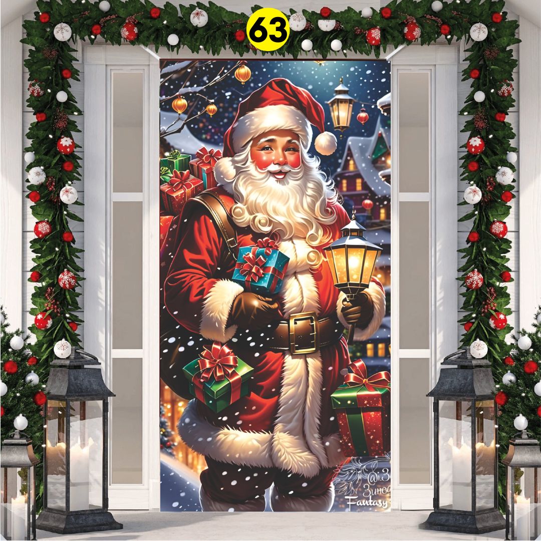 FUNDA PARA PUERTA NAVIDAD - Tienda Colombia