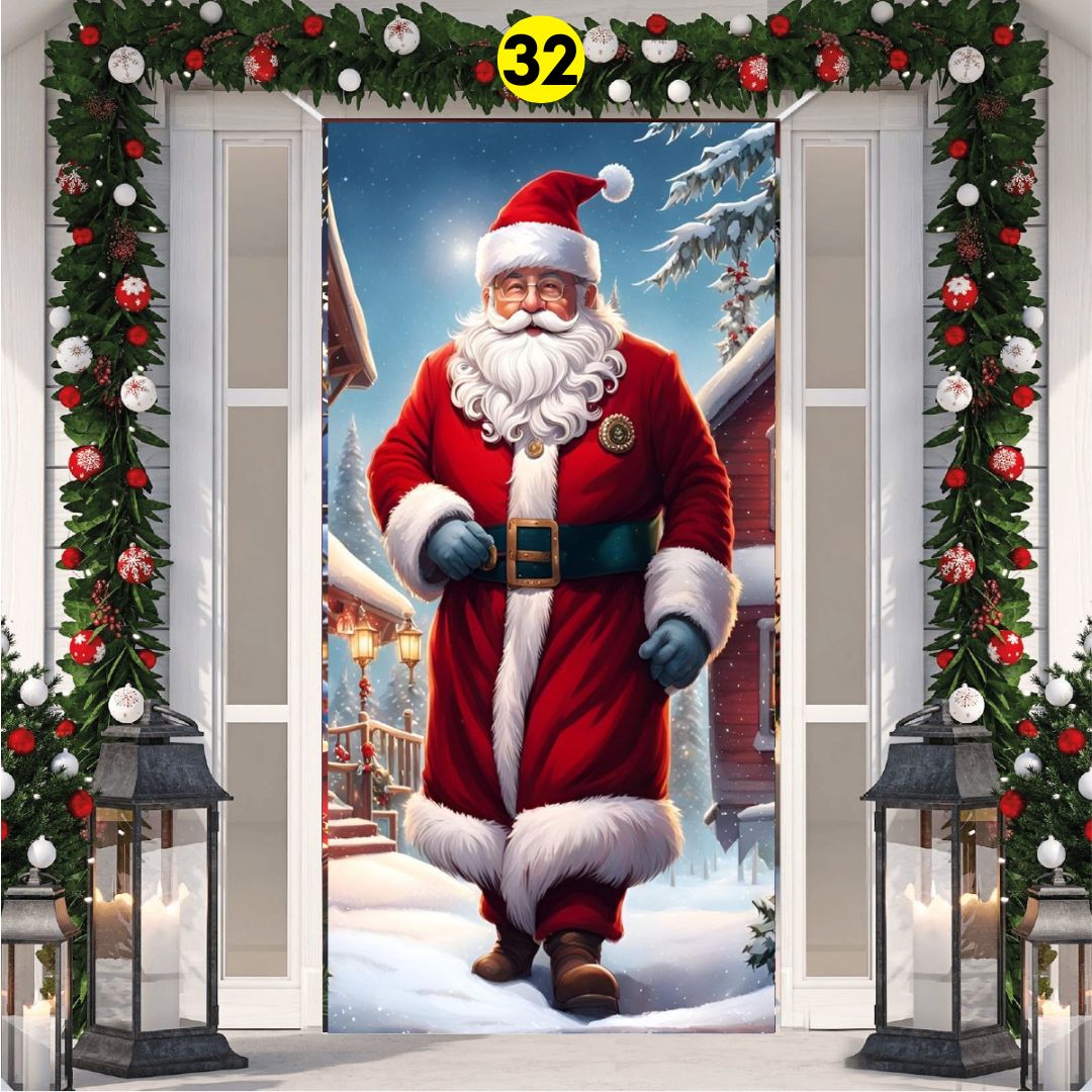 FUNDA PARA PUERTA NAVIDAD - Tienda Colombia