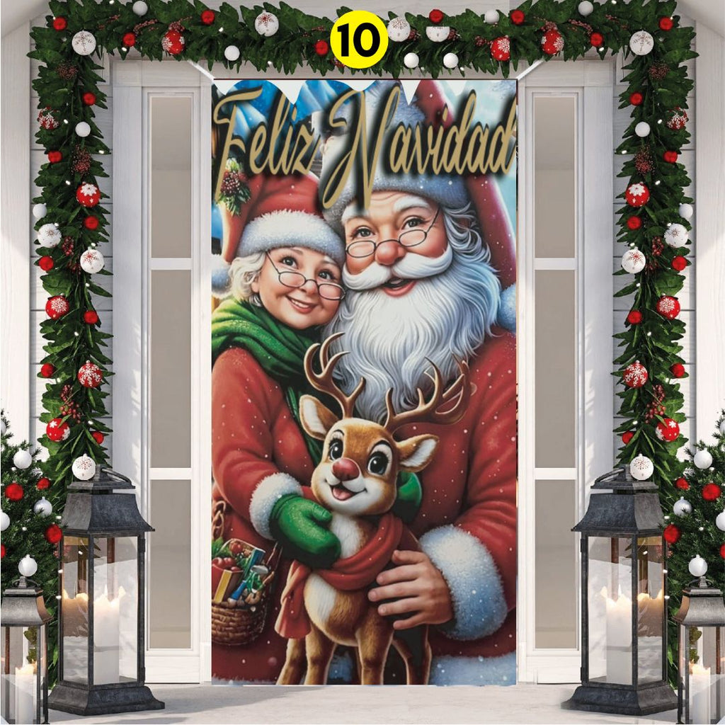 FUNDA PARA PUERTA NAVIDAD - Tienda Colombia