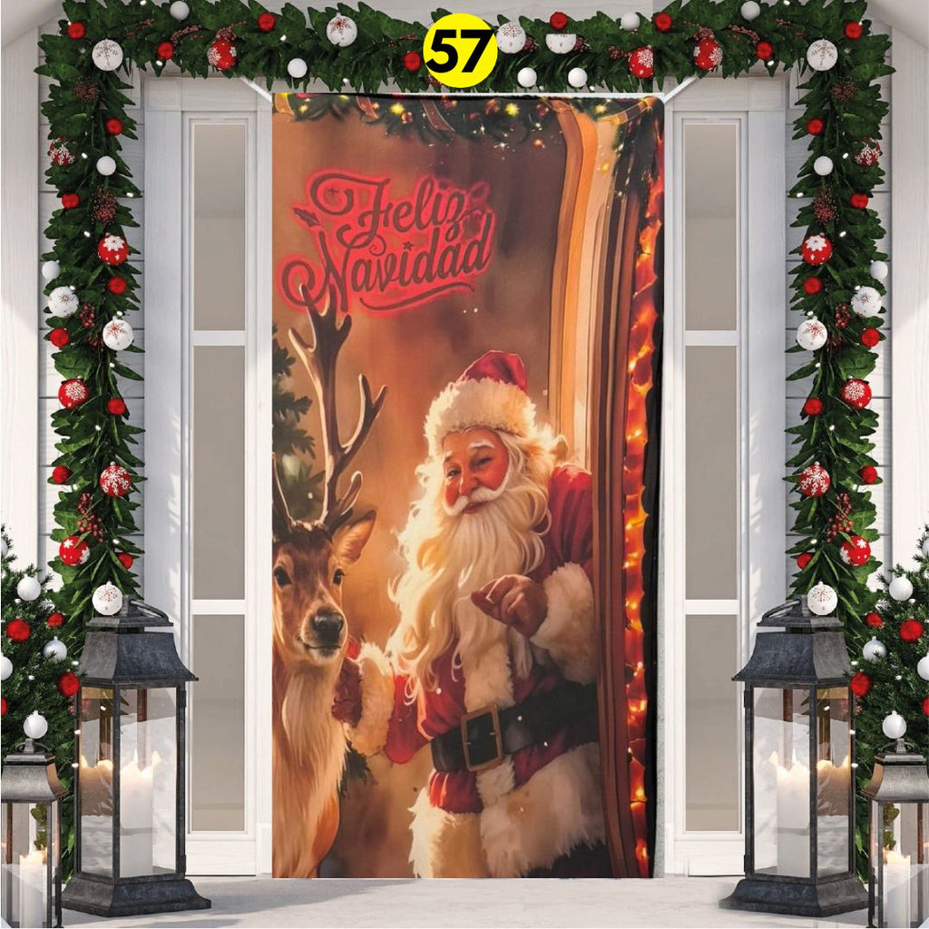 FUNDA PARA PUERTA NAVIDAD - Tienda Colombia