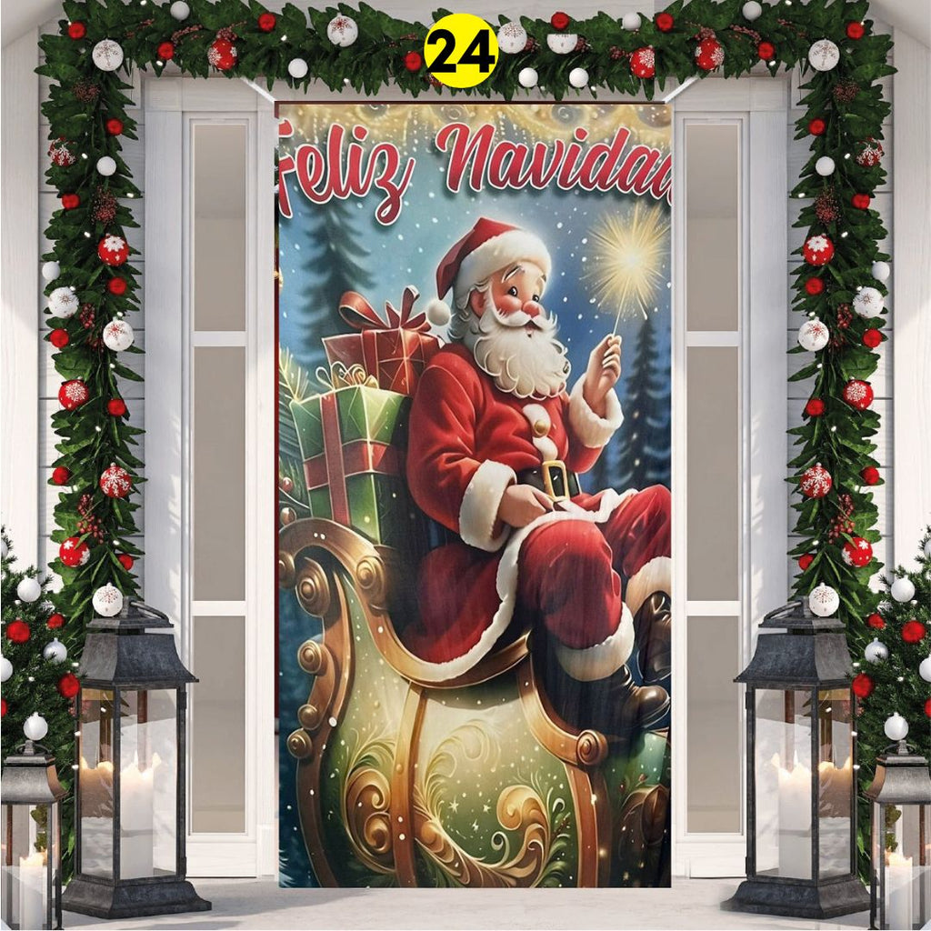 FUNDA PARA PUERTA NAVIDAD - Tienda Colombia