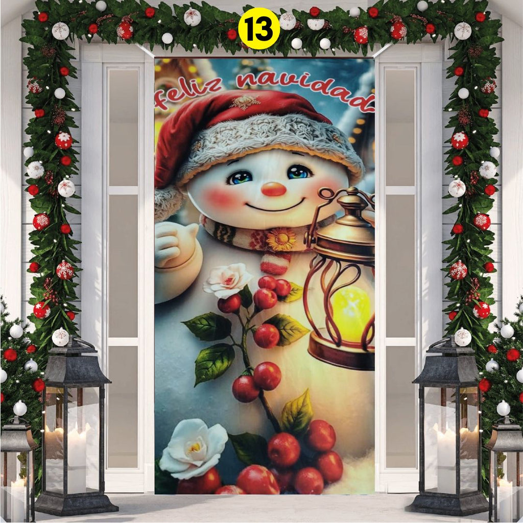 FUNDA PARA PUERTA NAVIDAD - Tienda Colombia