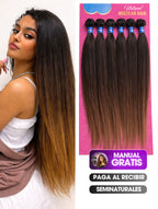 EXTENSIONES SEMINATURALES LISAS + EBOOK GRATIS