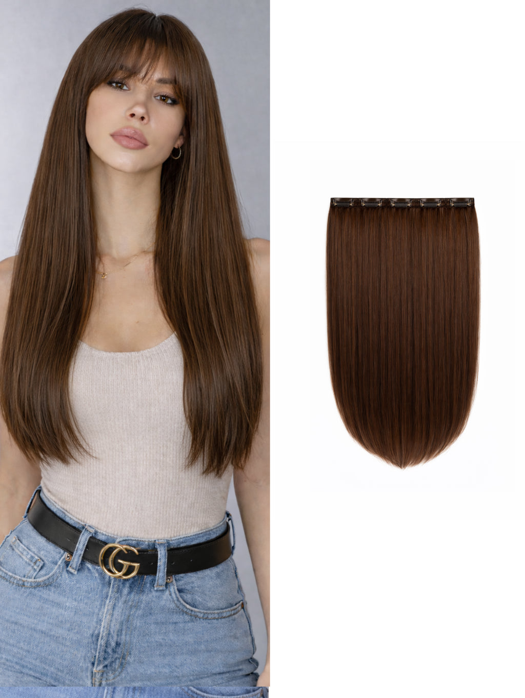 EXTENSIONES LISAS CLIPS + EBOOK GRATIS