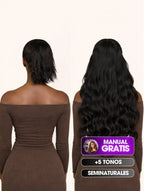 EXTENSIONES ONDULADAS SEMINATURALES + EBOOK GRATIS