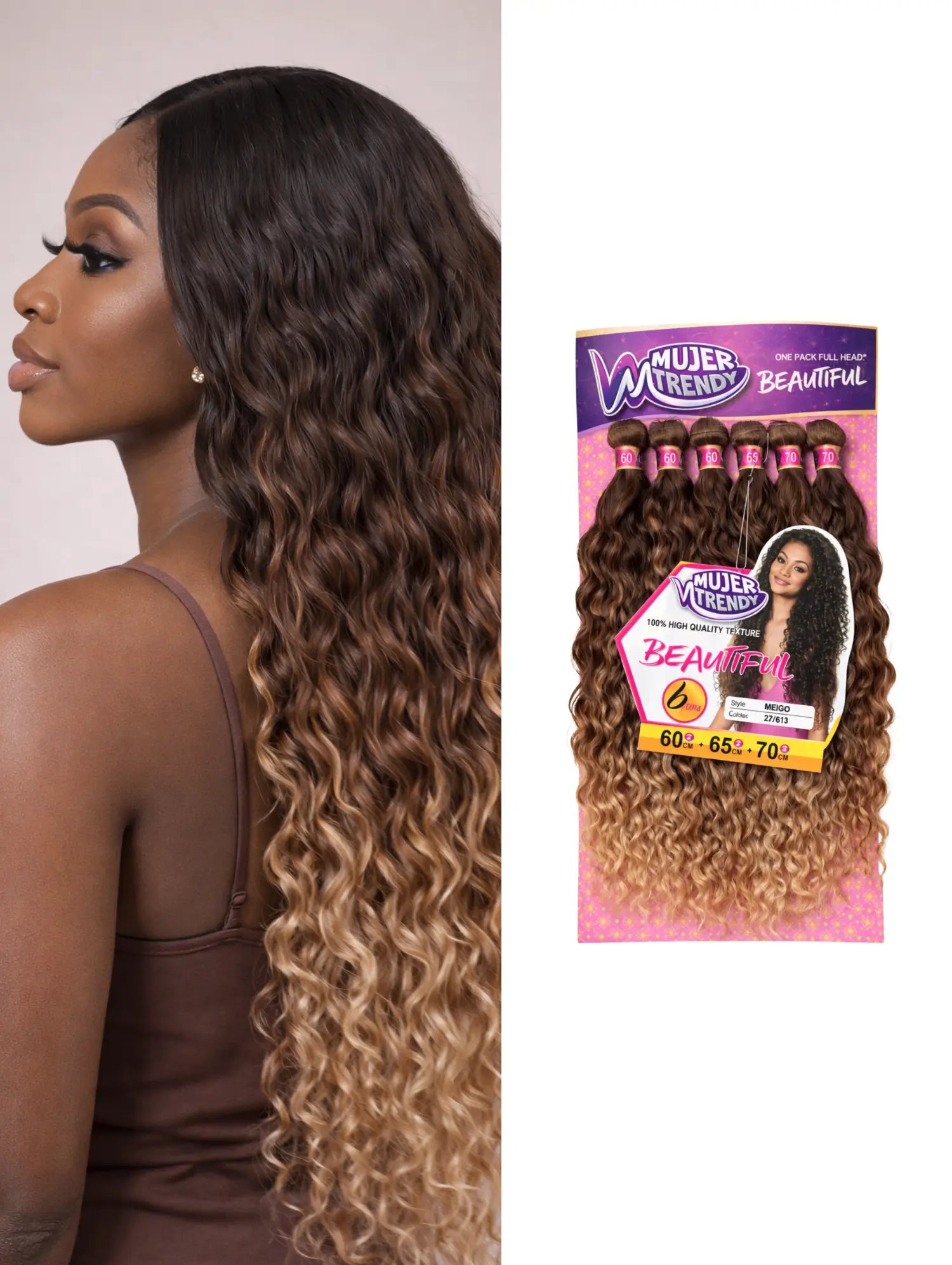 EXTENSIONES RIZADAS SEMINATURALES + EBOOK GRATIS