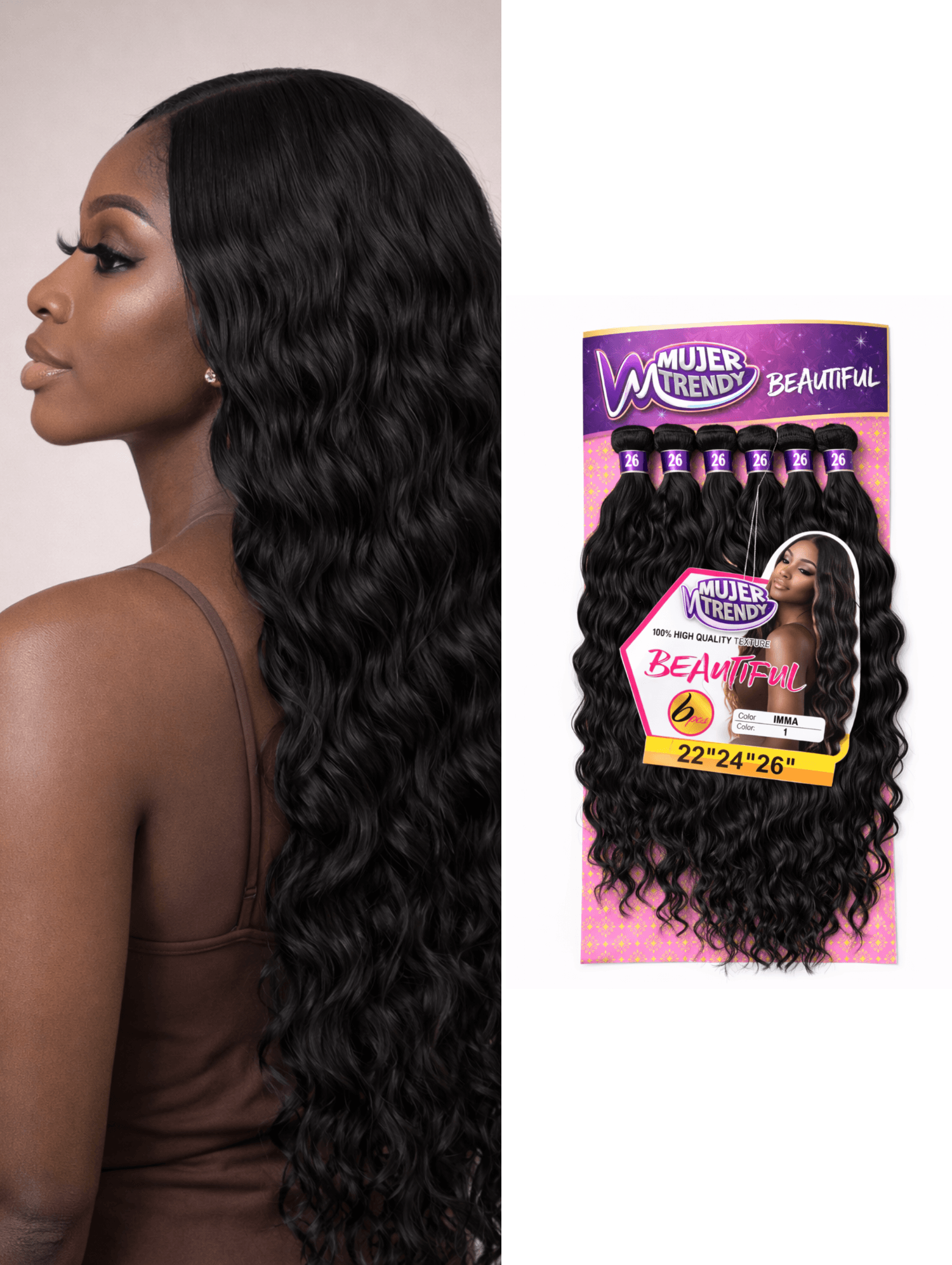 EXTENSIONES RIZADAS SEMINATURALES + EBOOK GRATIS