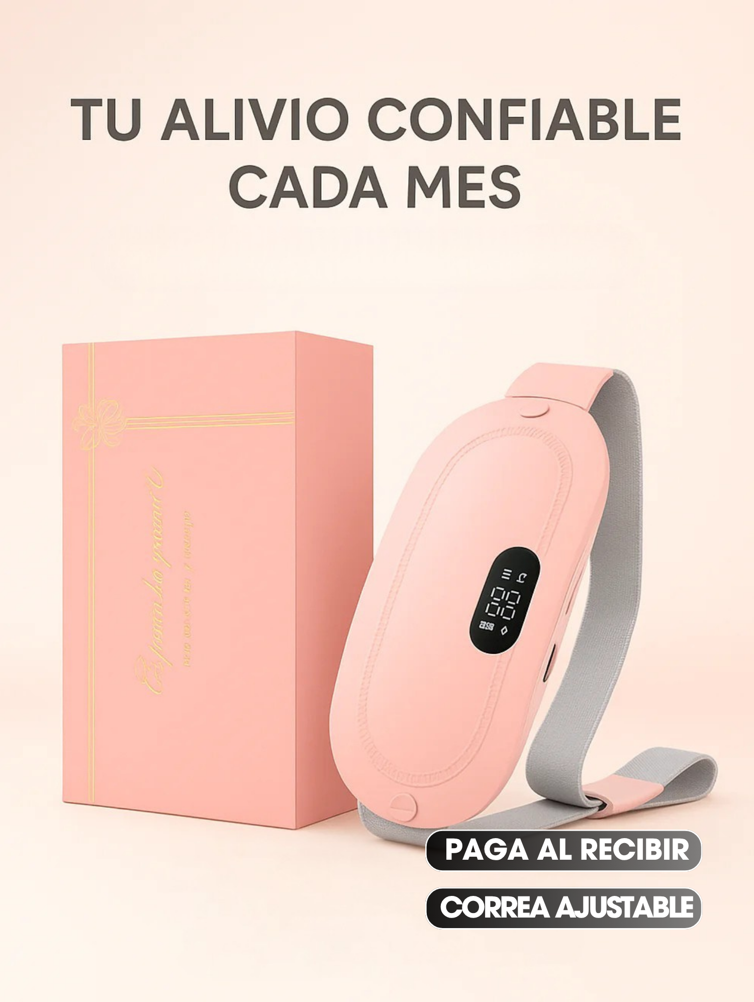 Cinturón Almohadilla Alivia cólicos