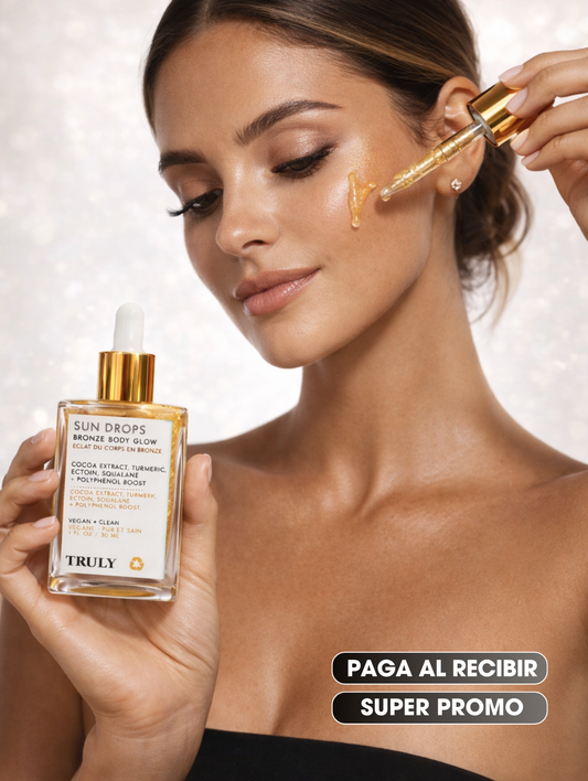 Sun Drops™ Tu piel sedosa y visiblemente más luminosa.