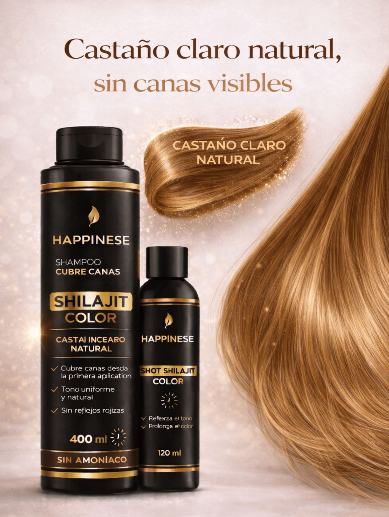 Pack Anti - Canas Natural Shilajit™ – Nutre, cubre y fortalece desde la raíz - Tienda Colombia