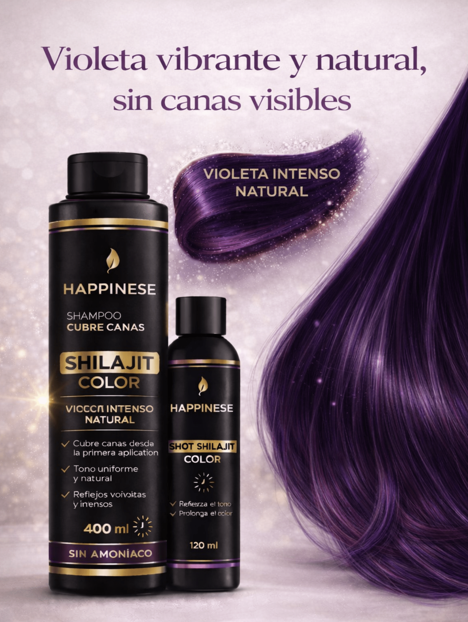 Pack Anti - Canas Natural Shilajit™ – Nutre, cubre y fortalece desde la raíz - Tienda Colombia